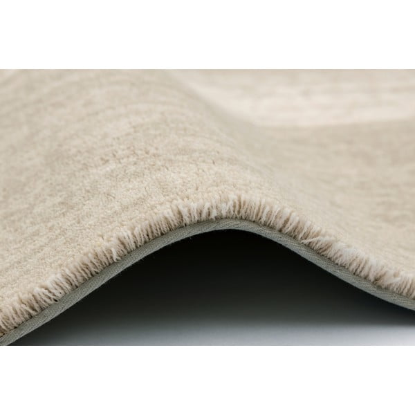 Tappeto greige in lana 133x190 cm Agnus Brush Lines – Agnella-image-3
