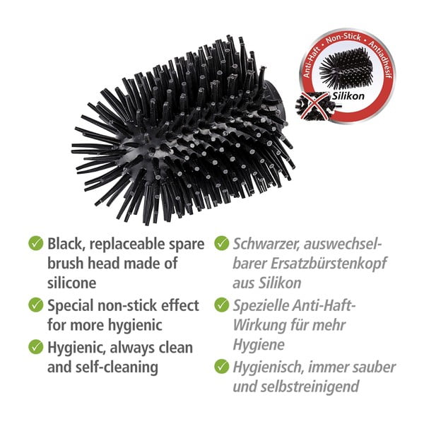 Testina di ricambio in silicone per scopino, ø 7,5 cm - Wenko-image-2