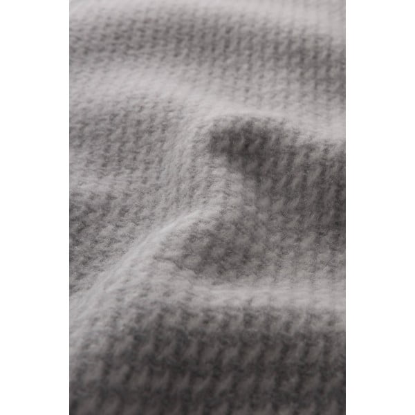 Plaid grigio chiaro con contenuto di cotone , 140 x 180 cm Ruby - Euromant-image-2