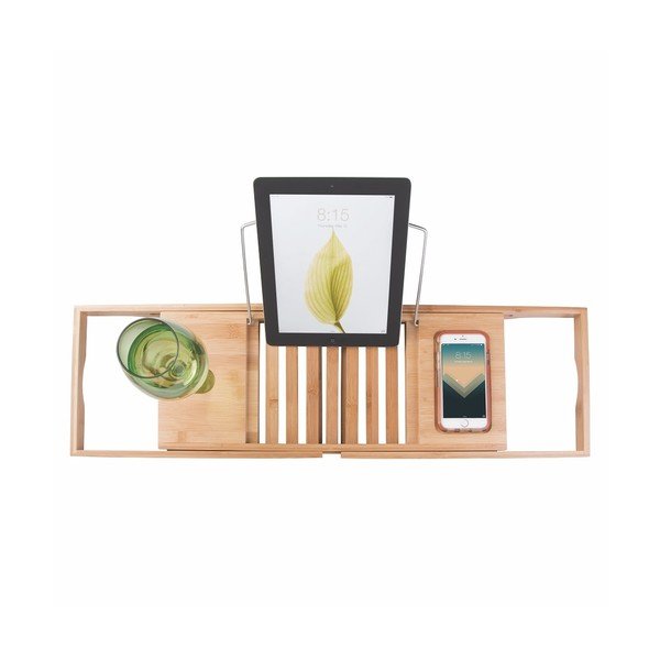 Vassoio regolabile in bambù per vasca da bagno Formbu - iDesign-image-2