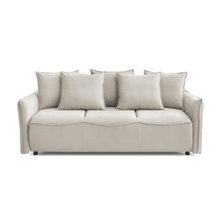 Divano letto crema 226 cm Leon - Bobochic Paris