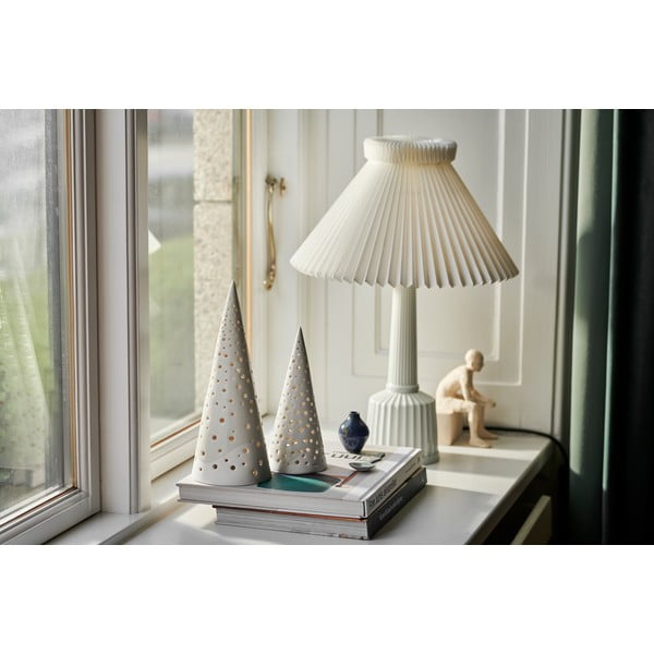 Portacandele natalizio bianco in bone china, altezza 30 cm Nobili - Kähler Design-image-2