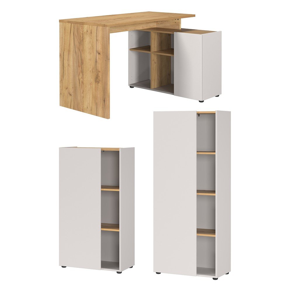 Set da ufficio angolare 90x120 cm Adrano - Germania | Scrivanie e postazioni da lavoro