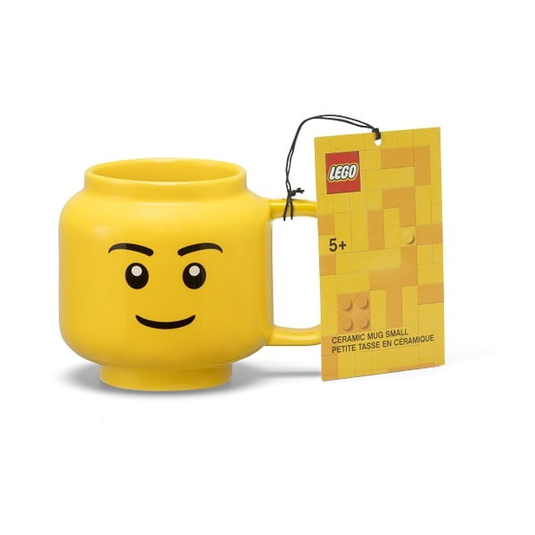 Tazza per bambini in ceramica gialla 255 ml Head - LEGO®-image-3