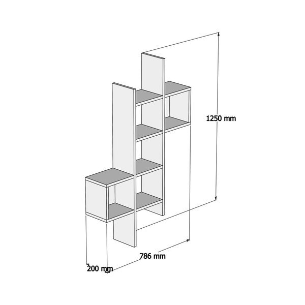 Mensola a muro marrone Keno - Puqa Design-image-2