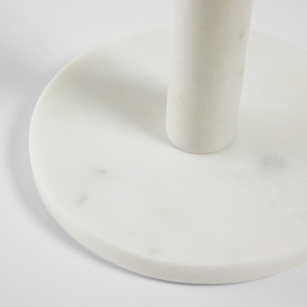 Supporto in pietra bianca per asciugamani da cucina Claria - Kave Home-image-1