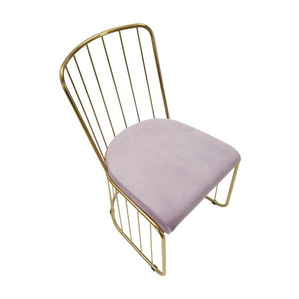 Set di 2 sedie rosa con design dorato Sedia - Mauro Ferretti-image-1