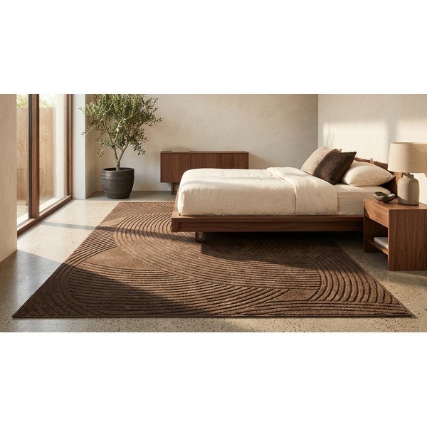 Tappeto marrone 120x170 cm Zephyr - ESTE-image-3