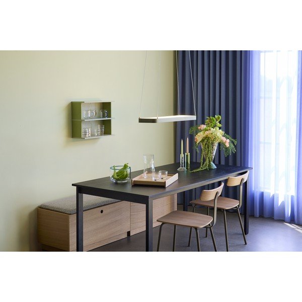 Tavolo da pranzo con piano effetto frassino 90x190 cm Hock – Hübsch-image-1