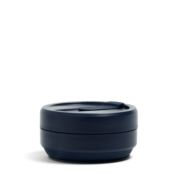 Tazza da viaggio pieghevole blu Denim, 470 ml Biggie - Stojo-image-1