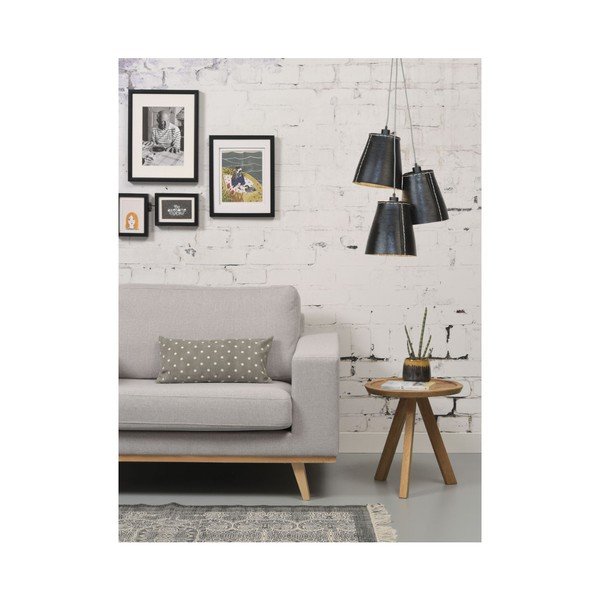 Lampada a sospensione in pneumatico nero riciclato per 3 lampadine Amazon Recy - Good&Mojo-image-3