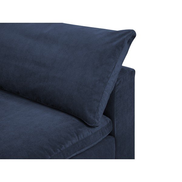 Parte centrale blu scuro del divano modulare in velluto a coste Galaxy - Windsor & Co Sofas-image-4