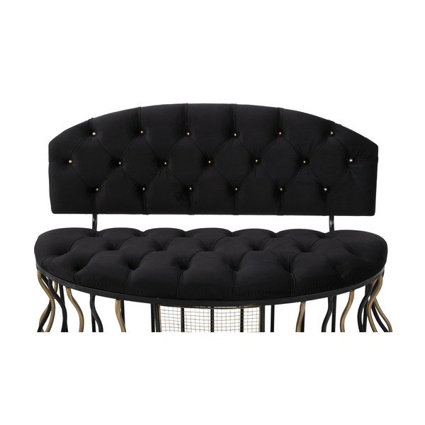 Divano nero Glam - Mauro Ferretti-image-4