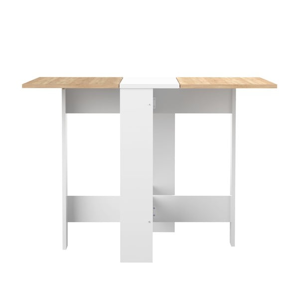 Tavolo da pranzo pieghevole con piano in rovere 76x28 cm Papillon - TemaHome-image-4