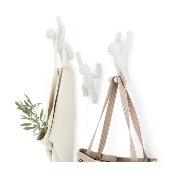 Ganci in plastica da parete in set da 3 Buddy - Umbra-image-4