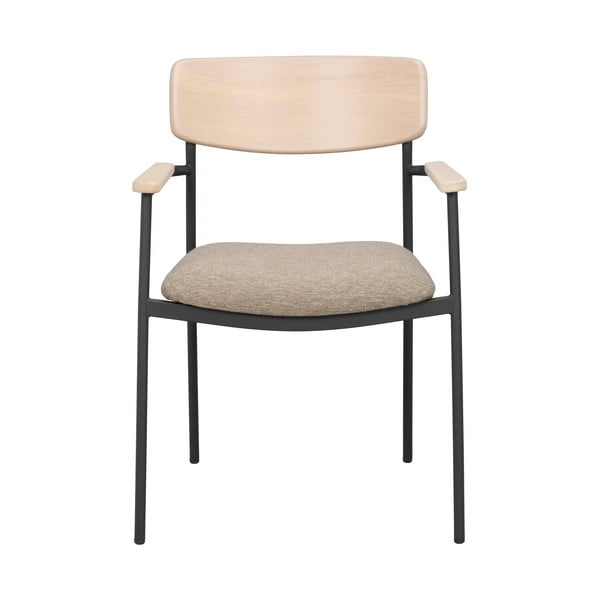 Sedie da pranzo in colore beige-naturale in set da 2 Maymont - Rowico-image-2