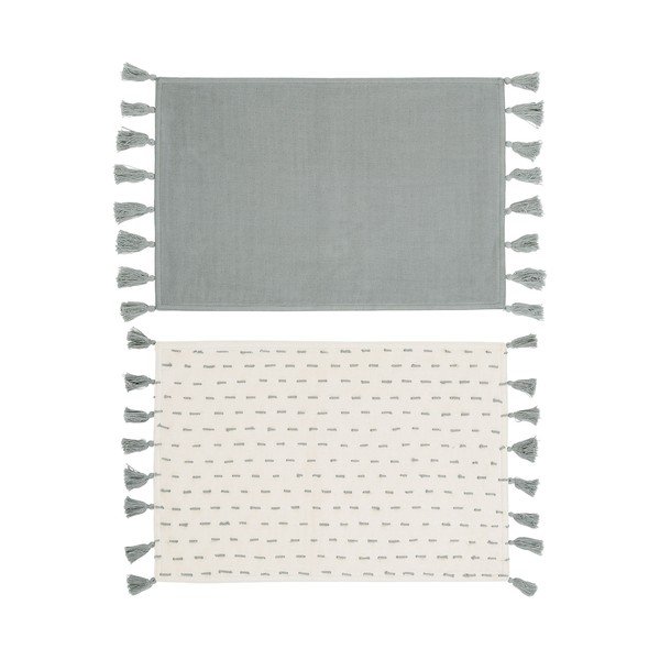 Tovaglietta di stoffa 2 pezzi 30x45 cm Earth Notes - Sema