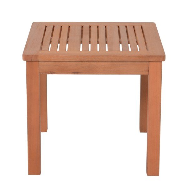 Tavolino da giardino in eucalipto massiccio 44x44 cm Tucson – Garden Pleasure-image-1