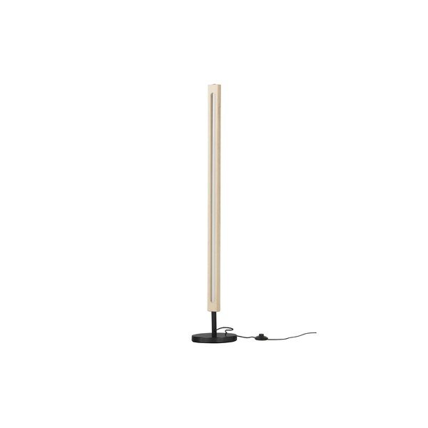 Lampada a stelo in legno di frassino Sjaak, altezza 130 cm - WOOOD-image-2