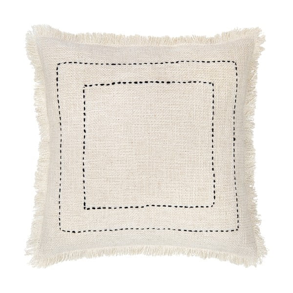Federa decorativa in cotone beige, 45 x 45 cm Edvin - Westwing Collection