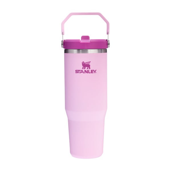 Borraccia termica rosa in acciaio inox 890 ml IceFlow™ Flip Straw 2.0 Tumbler Cherry Blossom – Stanley