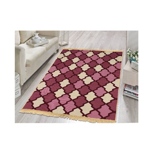 Tappeto viola e beige Claret, 120 x 180 cm - Ya Rugs-image-1