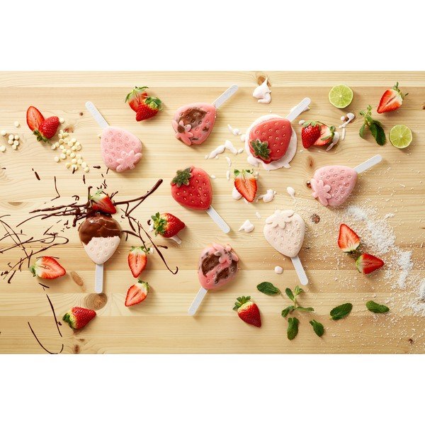 Set di stampi per ghiaccioli in silicone 4 pz – Lékué-image-1