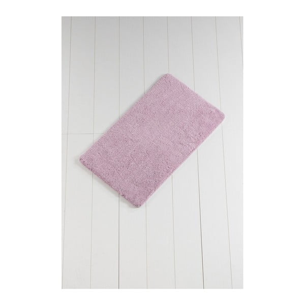 Tappeto da bagno rosa e viola Minto Duratto, 100 x 60 cm - Foutastic