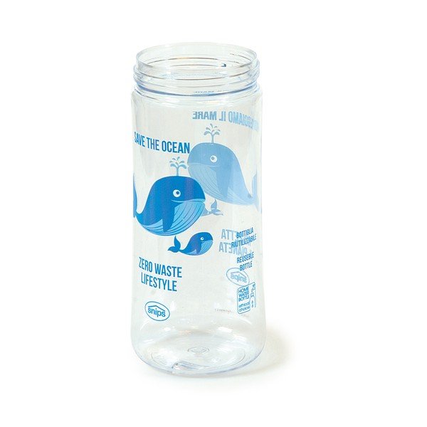 Bottiglia d'acqua blu Balena, 500 ml Save the Ocean - Snips-image-2
