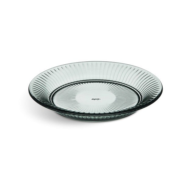 Piastra di vetro verde Hammershoi Glassplate, ⌀ 22 cm - Kähler Design