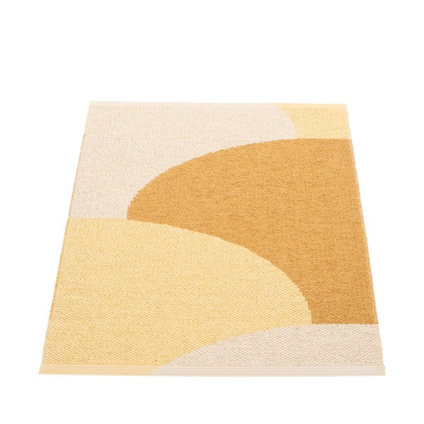 Tappeto da interno/esterno giallo ocra 70x90 cm Hill Ochre Pale Yellow – Pappelina