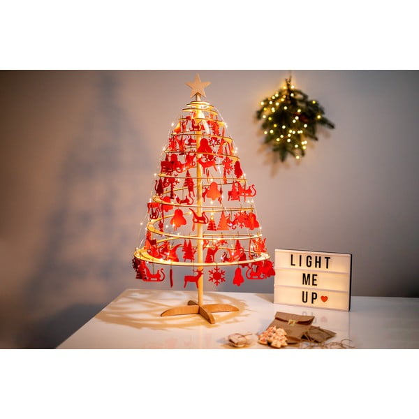 Albero di Natale decorativo in legno Piccolo, altezza 85 cm - Spira-image-3
