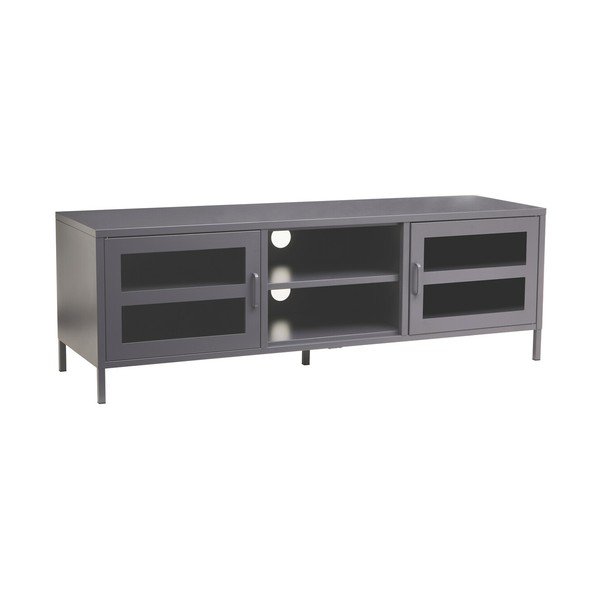 Mobile TV grigio in acciaio 150x50x45 cm Acier – Premier Housewares