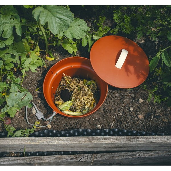 Compostiera color terracotta – Plastia-image-1
