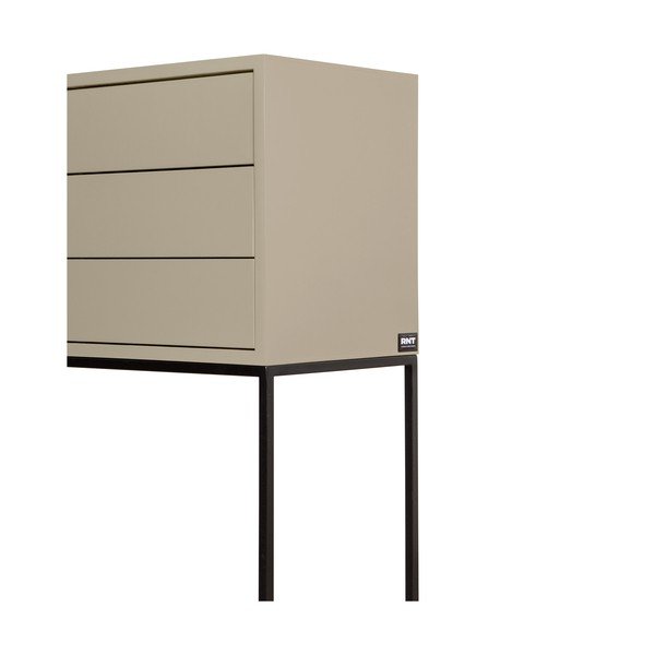 Cassettiera bassa beige 113x88,5 cm Scott - Really Nice Things-image-3