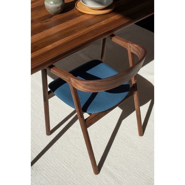 Sedia da pranzo blu/marrone Muna – Gazzda-image-1