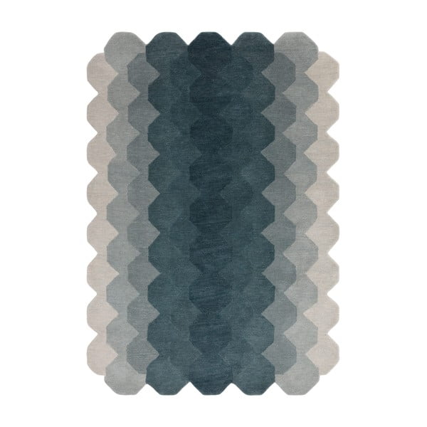 Tappeto in lana blu 120x170 cm Hive - Asiatic Carpets