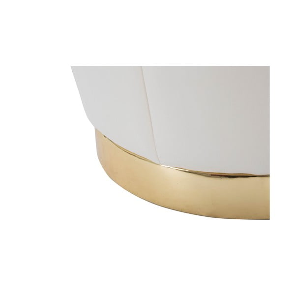 Sgabello in velluto crema Paris - Mauro Ferretti-image-3