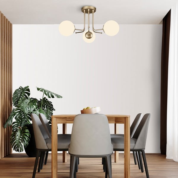 Lampada da soffitto di colore oro, altezza 34 cm Star - Squid Lighting-image-3