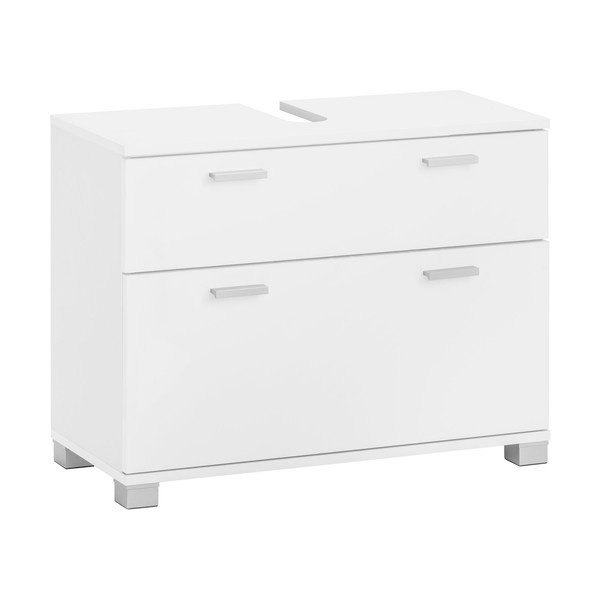 Mobile bianco per lavabo 70x55 cm Rowan - Støraa-image-1