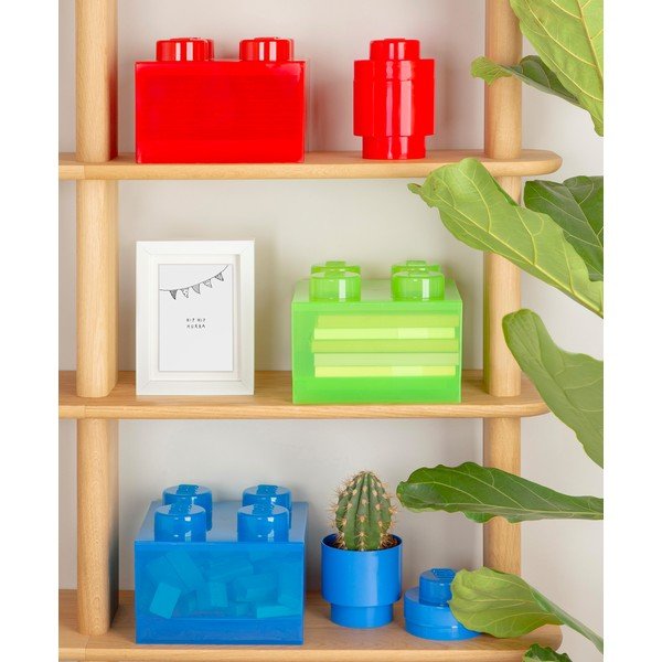 Scatola per bambini rossa in plastica 25x25x18 cm – LEGO®-image-1