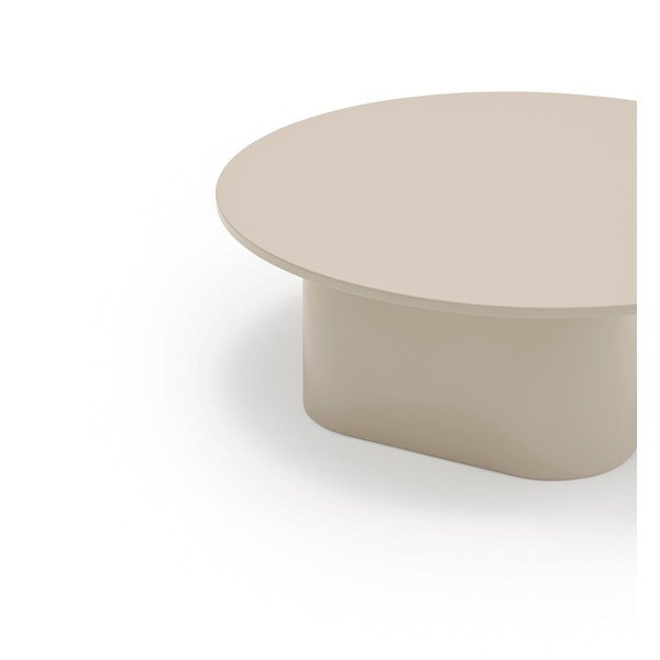 Tavolino da salotto color crema 110x111 cm Totem – Teulat-image-4