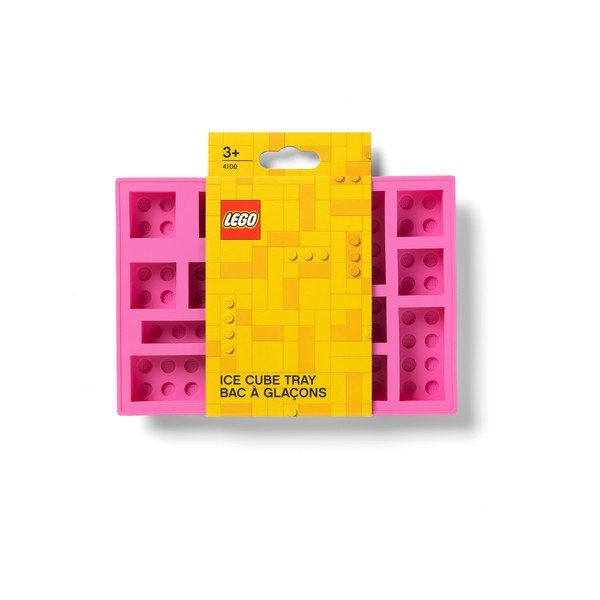 Stampo in silicone rosa per ghiaccio a forma di pezzi Iconic - LEGO®-image-3