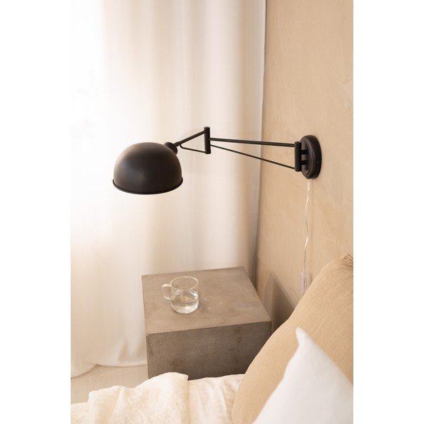 Lampada da parete nera Portland – Markslöjd-image-1