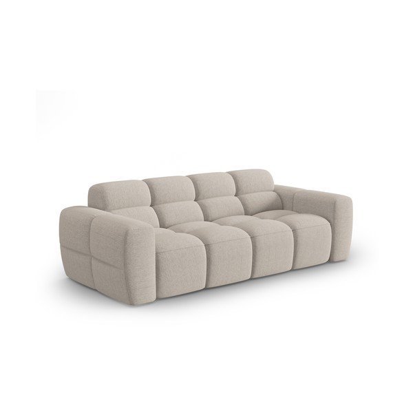 Divano beige 216 cm Lisa - Micadoni Home-image-2