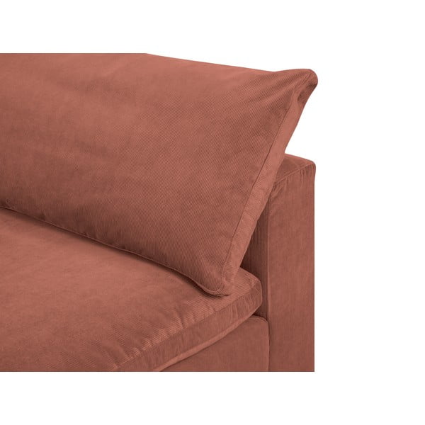Parte angolare reversibile rosa del divano modulare in velluto a coste Galaxy - Windsor & Co Sofas-image-3