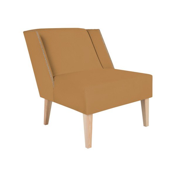 Žluté křeslo Micadoni Home Cesar