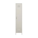 Armadietto grigio chiaro in metallo con chiusura a chiave 37x182x39 cm Bradford – Støraa