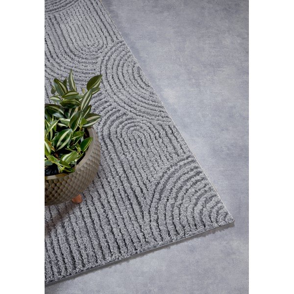 Passatoia grigia 80x240 cm Chappe Light Grey - Elle Decoration-image-2