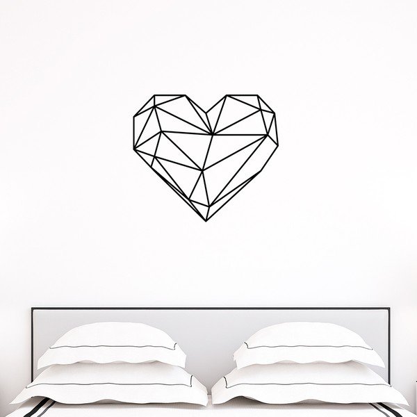 Samolepka Ambiance Origami heart